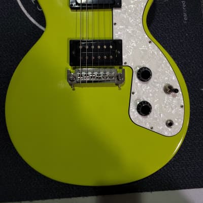 Gibson M2 S-Series Sonic Demon Melody Maker Les Paul Guitar 2017 Citron Green 2017 image 2
