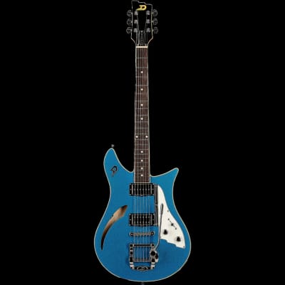Duesenberg Double Cat Catalina Blue Electric Guitar image 1