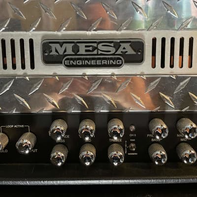 Mesa Boogie Triple Rectifier Guitar Amp Head 3-Channel 150-Watt with Hard Road Case & Speaker Cab image 3