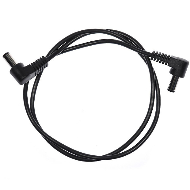 Voodoo Lab PPBAR-R24 2.1mm Standard Polarity Right-Angle to Right-Angle Pedal Power Cable - 24" image 1