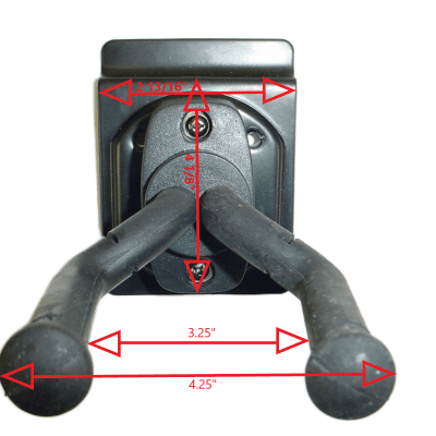 Epiphone E-GH-100B Slatwall Guitar Hanger for Retail Instrument Display Applications image 2