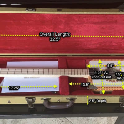 Lace Tweed Cigar Box Guitar Case image 6