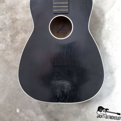 Luthier Special: Harmony / Kay / Truetone Guitar Husk Project (1950s, Black) image 17
