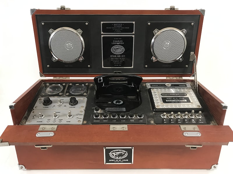 Spirit of St Louis Field CD Radio Cassette Boom Box Ryan NX-211