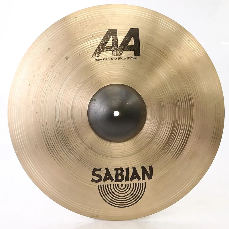 Sabian 21" AA Raw Bell Dry Ride Cymbal 2006 - 2018 image 1