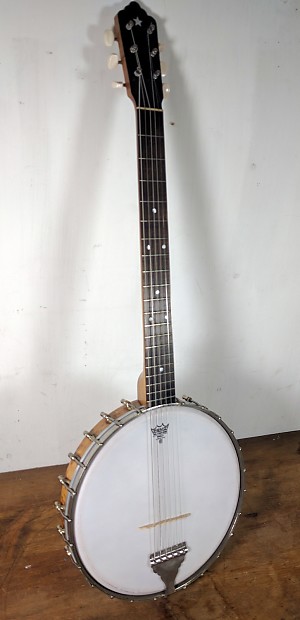 Slingerland Star Logo 6 String Guitar Banjo-Banjitar-Rare Birdseye Maple c. 1940 image 1