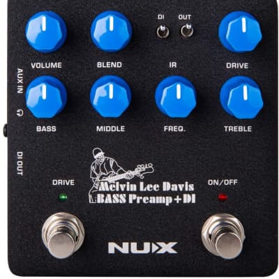 NuX Melvin Lee Davis Signature Bass Preamp/DI Pedal for sale