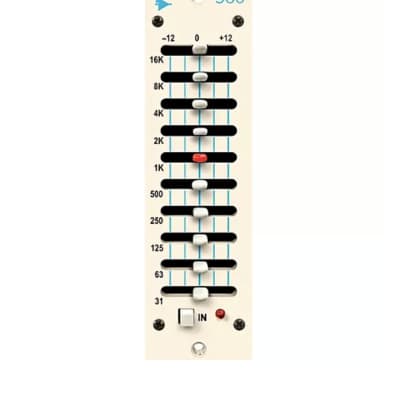 API 560 Special-Edition 500 Series Discrete 10-Band Graphic EQ Cream image 1