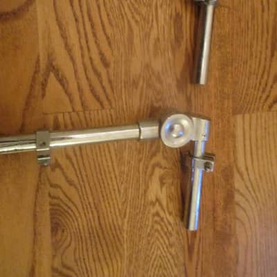 Pacific PDP (2) Matching Uni Lock Tom Mounting Posts/Arms W/Locks - Clean! image 3