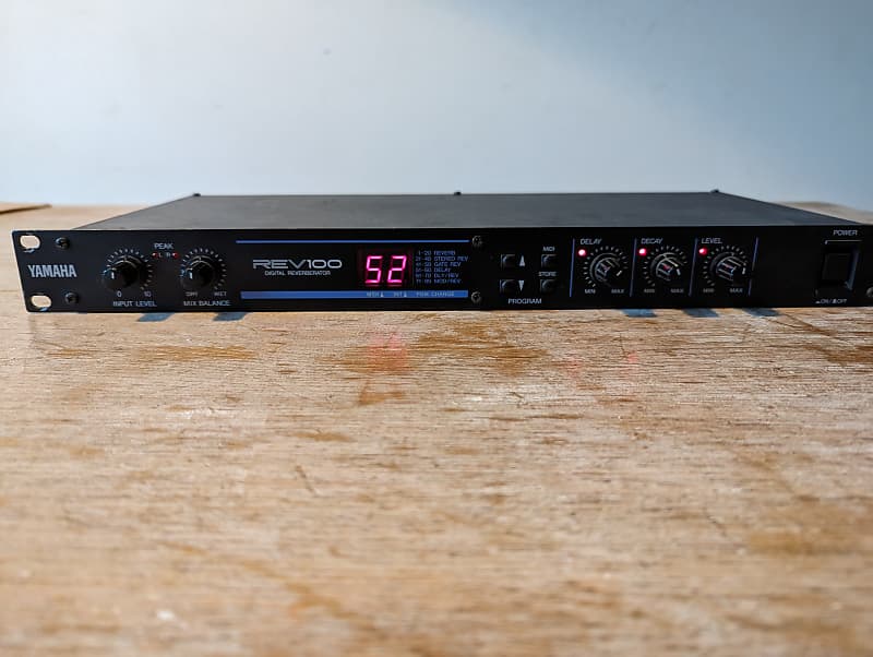 Yamaha REV100 Digital Reverberator 1990s - Black