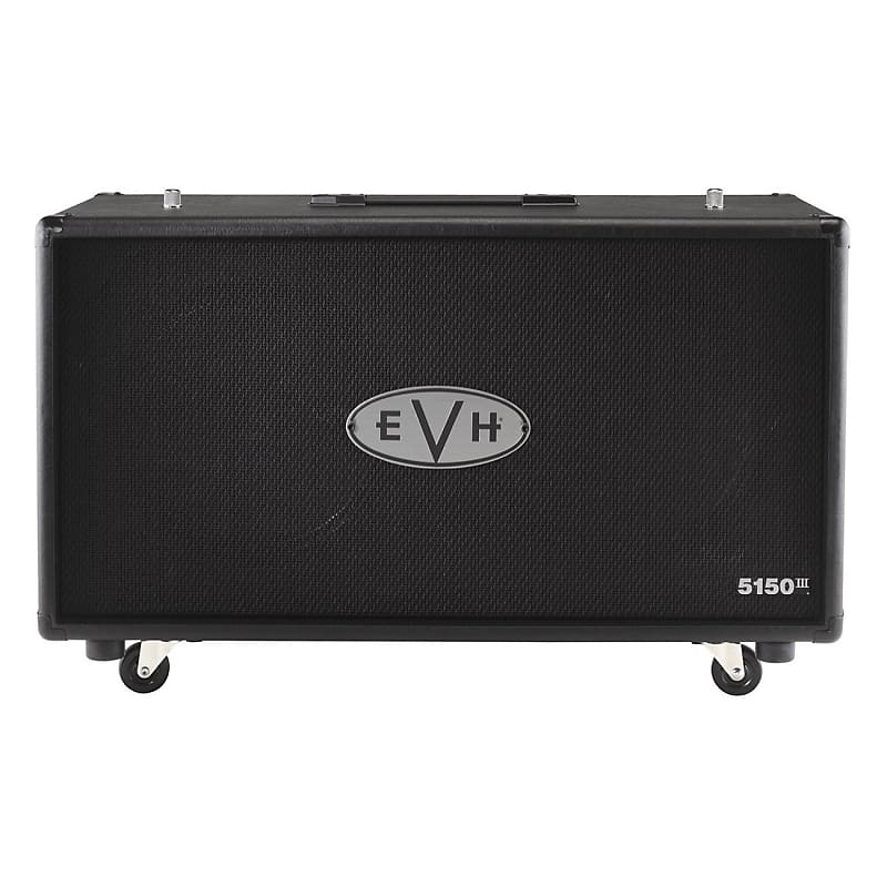 EVH 5150 III MX 2x12 Guitar Speaker Cabinet, Black image 1