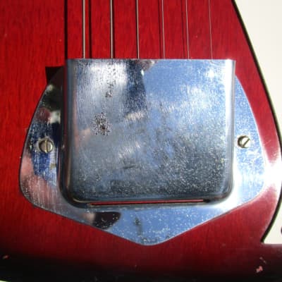 Kay Vanguard  Guitar, 1960's, One Pickup,  Cherryburst Finish image 10