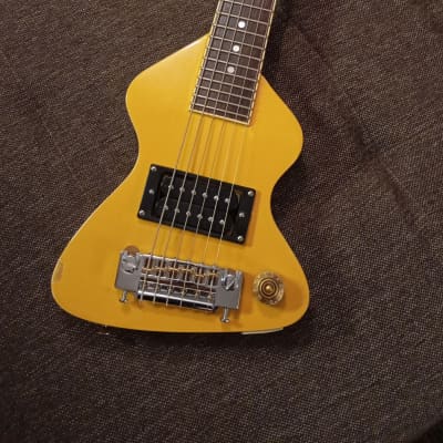 Erlewine Chiquita Travel guitar 90's - yellow *Neck repair* for sale