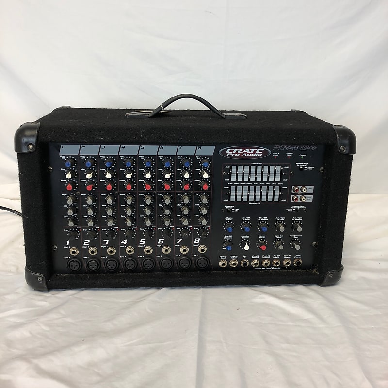 Crate PCM8DP+ 400w Powered Mixer Head Reverb