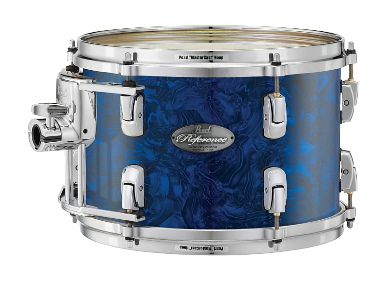 Pearl Music City Custom 14"x11" Reference Pure Series Tom BLUE ABALONE RFP1411T/C418 image 1