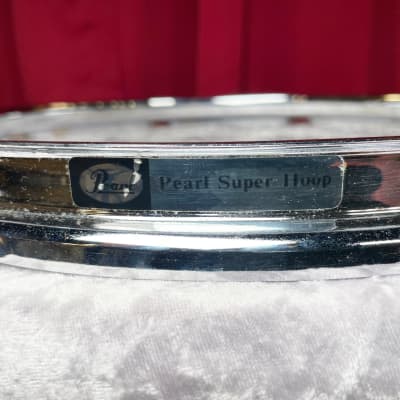 Vintage 14" Pearl Super Hoop 8-Lug 2.33mm Flanged Drum Hoop #2 image 2