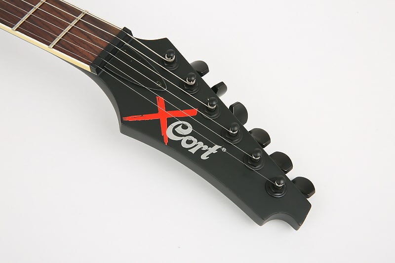 Cort X-THT1 Black Satin EMG-HZ Elecric Guitar HH Mahogany