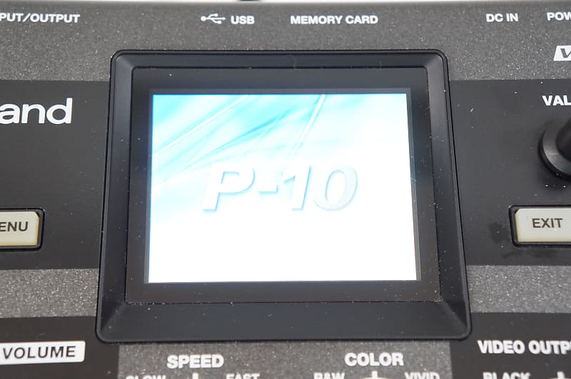 Roland P-10 Visual Sampler Audio Video Movie Sample | Reverb