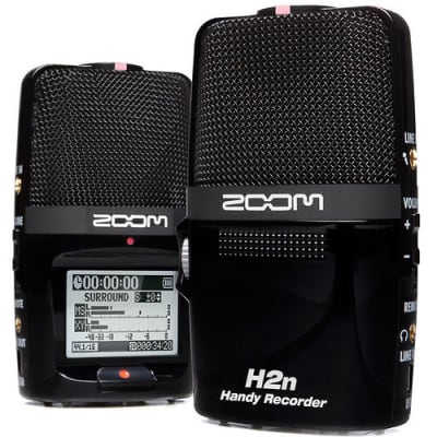 Zoom H2n Stereo/Surround-Sound Portable Recorder, 5 Built-In Microphones, X/Y, Mid-Side, Surround Sound, Ambisonics Mode, Records to SD Card, For Recording Music, Audio for Video, and Interviews image 2
