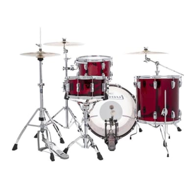 Ludwig Vistalite Pro Beat 3pc Drum Set w/Large Lugs Red image 2