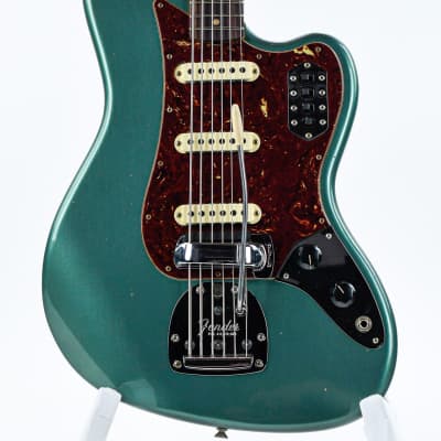 Fender Custom Shop B2 Bass VI Journeyman Aged Sherwood Green Metallic image 5