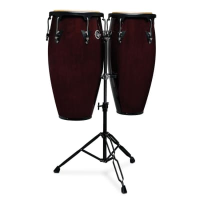 LP Aspire Santana Wood Conga Set Black | Reverb