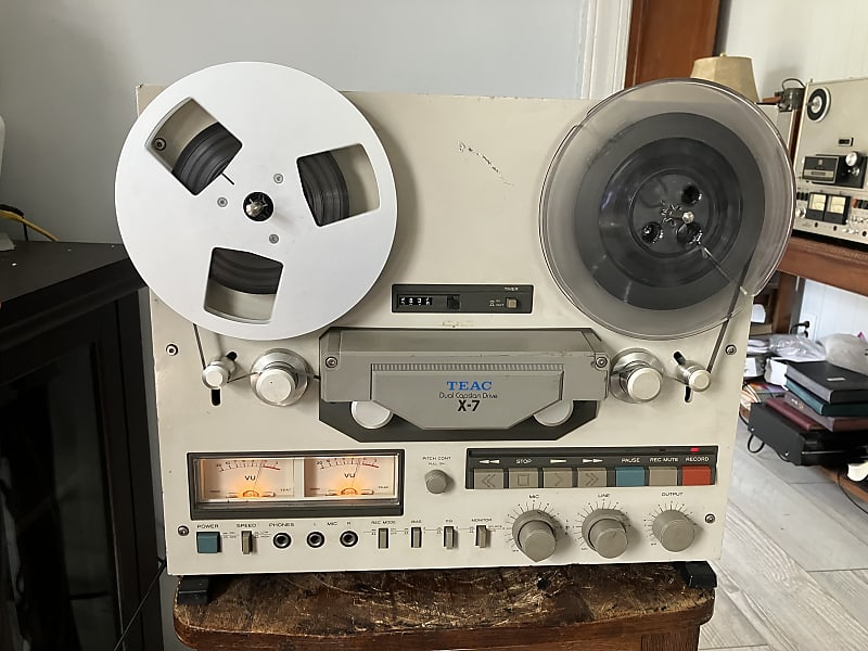 TEAC X-7 1/4 4-Track Reel to Reel Tape Deck Recorder 1979 