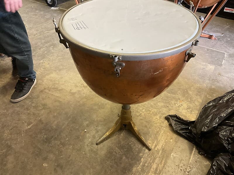 Vintage WFL Drum Co Concert Grand Pedal Timpani - Copper 26