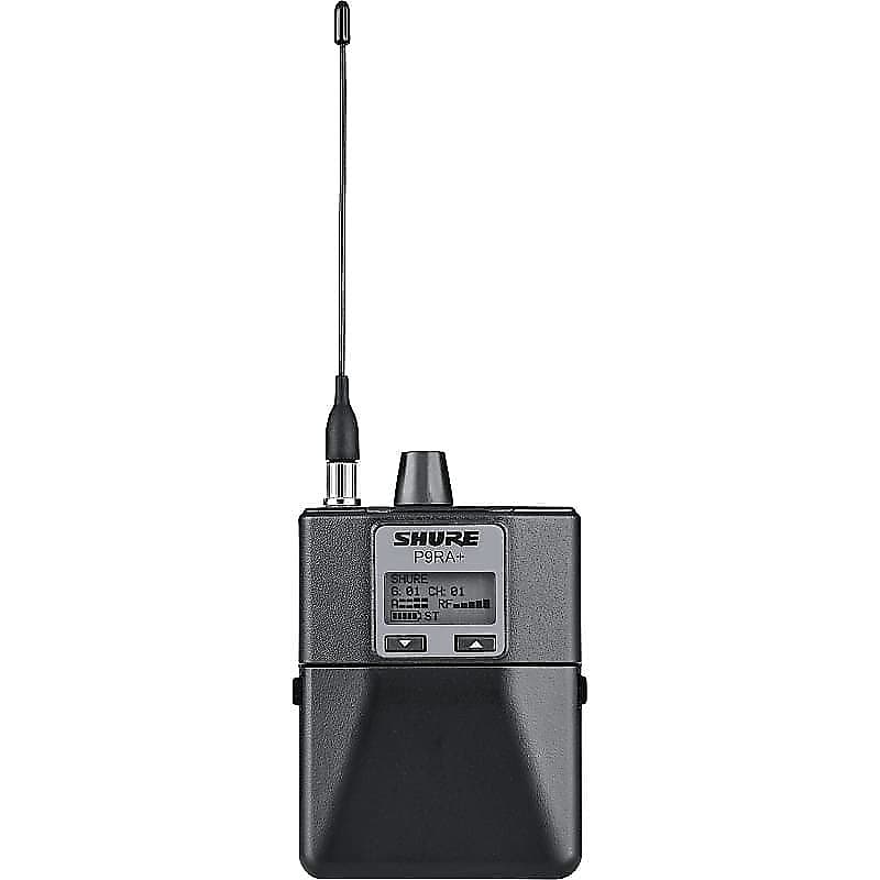 Shure P9RA (G7 506-542 MHz) Rechargeable Bodypack Receiver for Shure PSM900 Personal Monitor System image 1