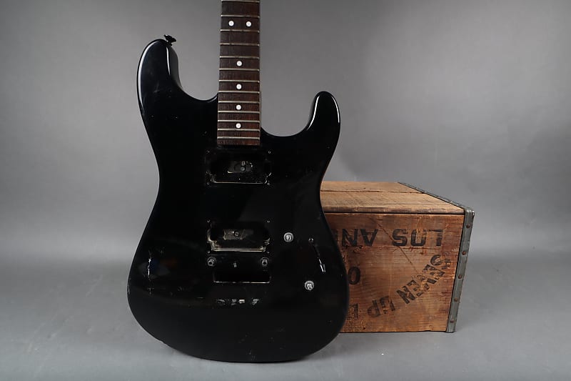 1989 Charvel Model 3A Body Black uFix Luthier Special image 1