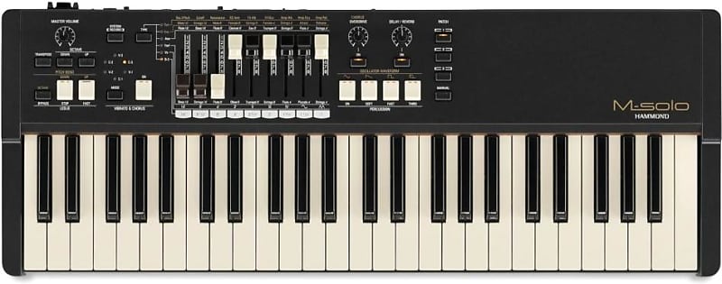 Hammond M-Solo Portable Organ - Black image 1