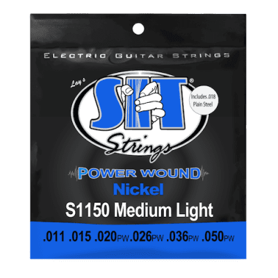 S.I.T. Strings Power Wound Nickel Electric Guitar Strings gauges 11-50