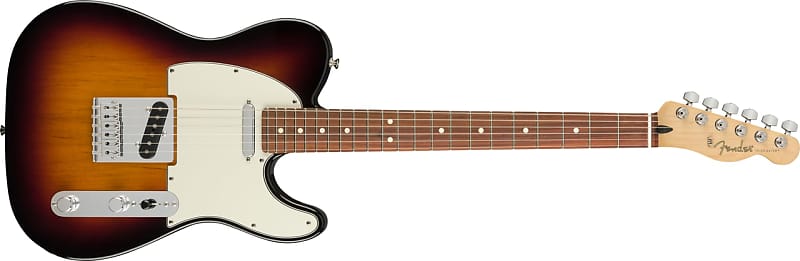 Fender Player Telecaster Guitar, Pau Ferro Fingerboard, 3-Color Sunburst image 1
