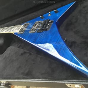 Jackson USA Custom Shop Rear Loaded Randy Rhoads  Transparent Blue image 22