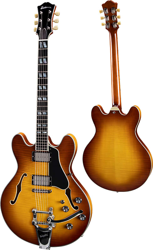 Eastman T486B Thinline Archtop with Bigsby 2021 - Present - Goldburst image 1