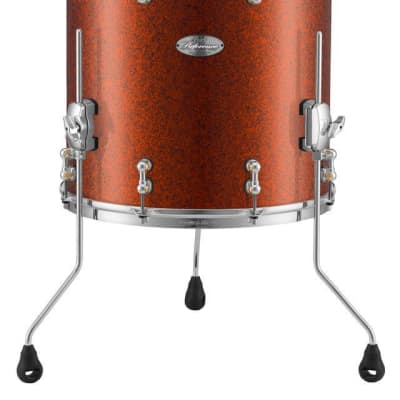 Pearl Music City Custom 16"x16" Reference Pure Series Floor Tom BLUE SATIN MOIRE RFP1616F/C721 image 7