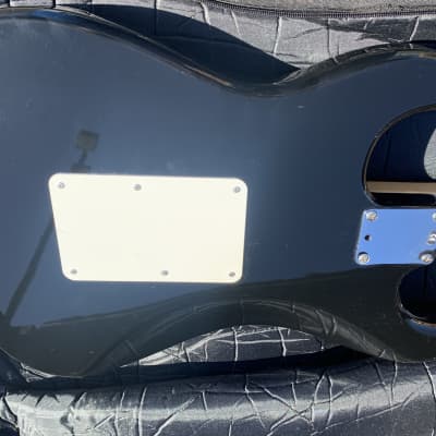 Fender Deluxe fat strat stratocaster w Floyd rose II Mim 2001 black image 8