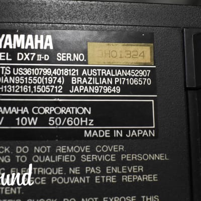 Yamaha DX7 II-D Digital Programmable Algorithm Synthesizer [Very Good] image 25