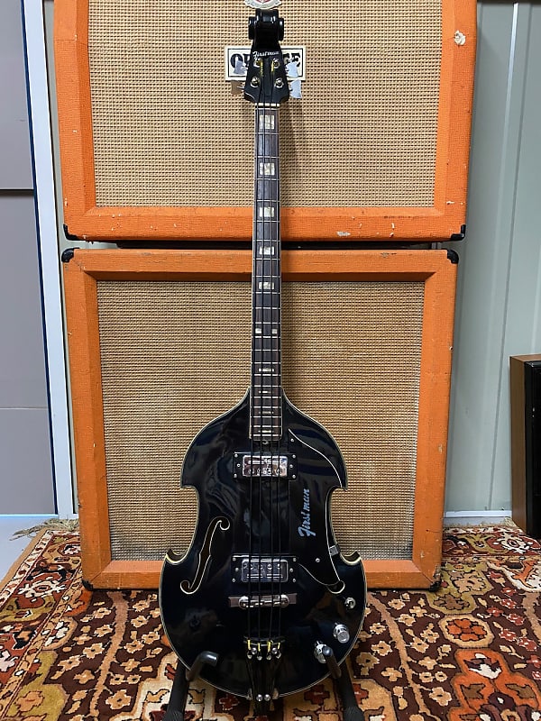 Vintage 1960s Firstman Baroque Special Black Electric Violin