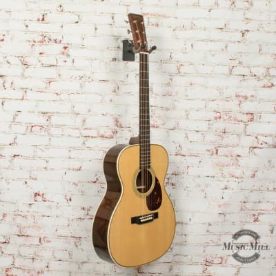 Martin OM-28e Acoustic/Electric Guitar Natural w/ LR Baggs Anthem image 4