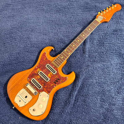 Kingston Kawai SD-30 / S3T "Hound Dog Taylor" Guitar - Bare Wood - 1964 image 2