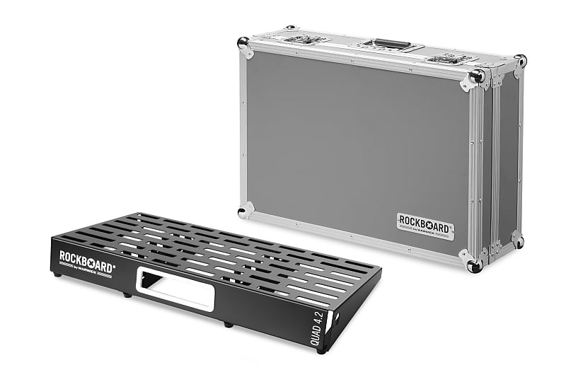 RockGear RockBoard QUAD 4.2, Pedalboard with Flight Case | Reverb