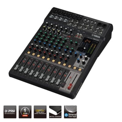 Yamaha MG12X CV 12-Channel Analog Audio Mixer image 2