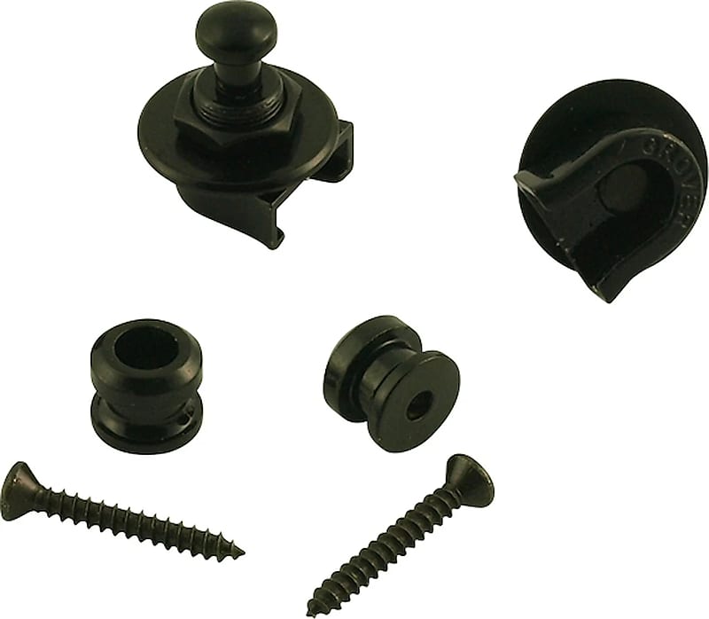 Grover Quick Release Strap Locks Black Reverb