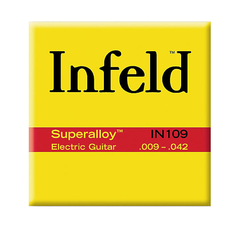 Thomastik-Infeld IN109 Infeld Superalloy Electric Guitar Strings - Light (.09 - .42) image 1