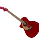 Fender Newporter Player Left Handed - Candy Apple Red w/ Walnut FB
