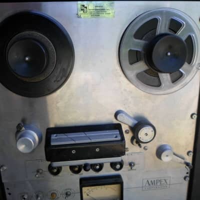 Ampex 351-1 Reel To Reel Tape Recorder Tube Preamp Vintage Studio