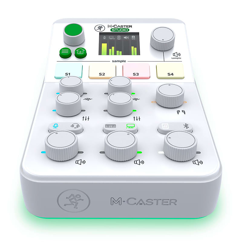Mackie M-Caster Studio Desktop Live Streaming Mixer - White | Reverb