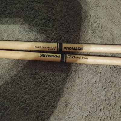 Pro-Mark TX5BW Hickory 5B Drum Sticks (Pair) image 1