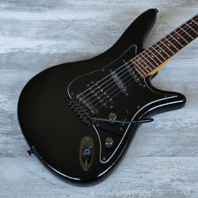 1989 Yamaha Japan MG111R HSS 26 Fret Electric Guitar (Black